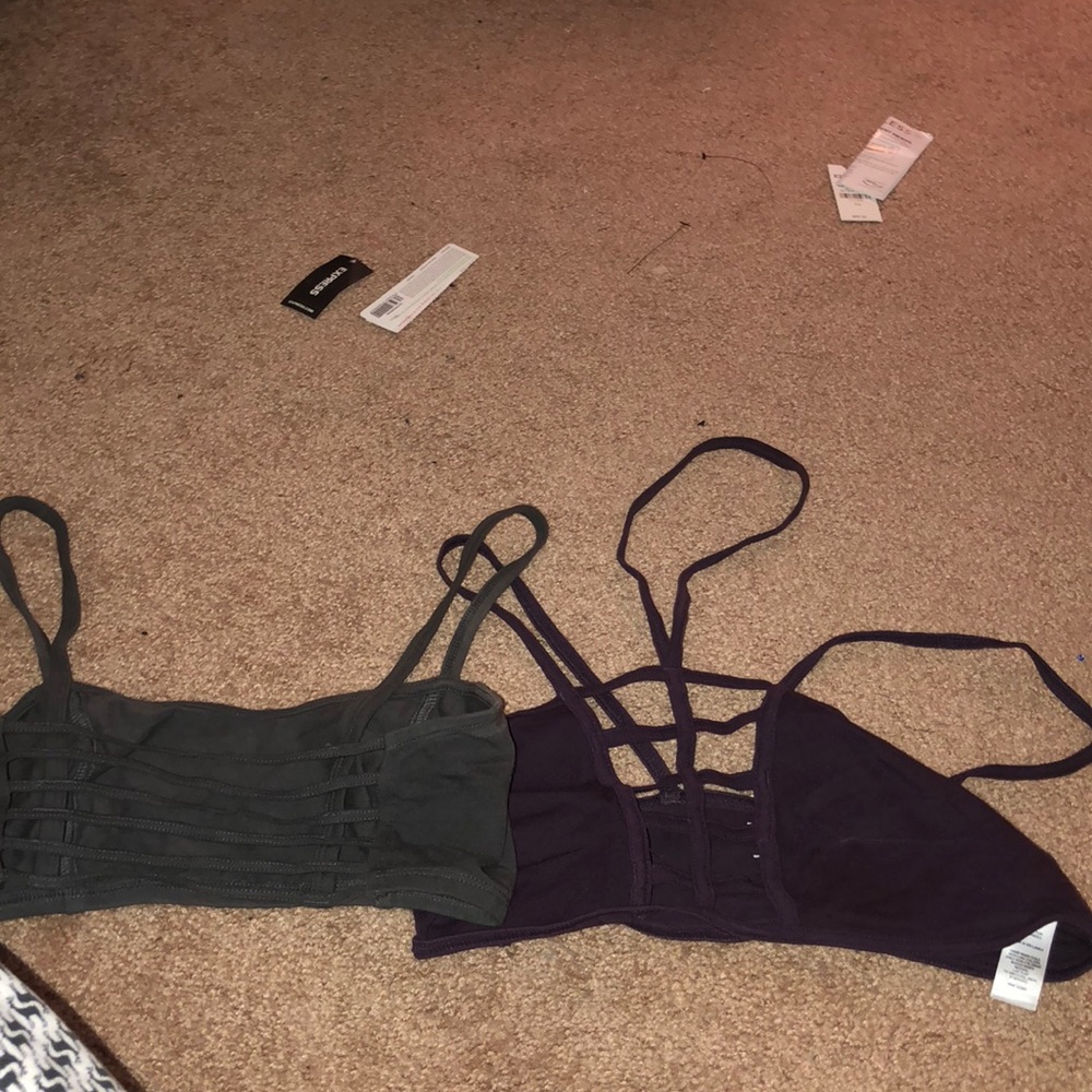 Two express bralettes (sold)